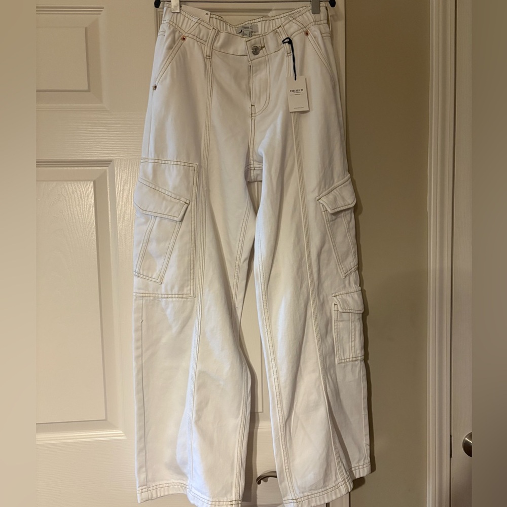 Off White Cargo Pants